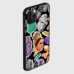 Чехол для iPhone 12 Pro Max Underground pattern Fashion trend, цвет: 3D-черный — фото 2