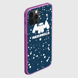Чехол для iPhone 12 Pro Max Marshmello крапинки, цвет: 3D-сиреневый — фото 2