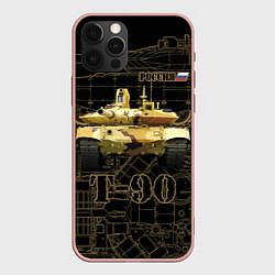 Чехол для iPhone 12 Pro Max T-90M Владимир, цвет: 3D-светло-розовый