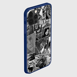 Чехол для iPhone 12 Pro Max Mass effect comix, цвет: 3D-тёмно-синий — фото 2