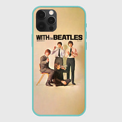 Чехол для iPhone 12 Pro Max With The Beatles, цвет: 3D-мятный