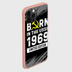 Чехол для iPhone 12 Pro Max Born In The USSR 1969 year Limited Edition, цвет: 3D-светло-розовый — фото 2