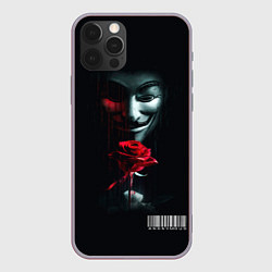 Чехол для iPhone 12 Pro Max AnonymousАнонимус, цвет: 3D-серый