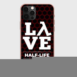 Чехол для iPhone 12 Pro Max Half-Life Love Классика, цвет: 3D-светло-розовый