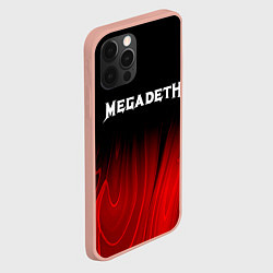 Чехол для iPhone 12 Pro Max Megadeth Red Plasma, цвет: 3D-светло-розовый — фото 2