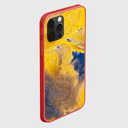 Чехол для iPhone 12 Pro Max Пожар Красок, цвет: 3D-красный — фото 2