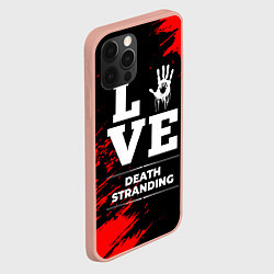 Чехол для iPhone 12 Pro Max Death Stranding Love Классика, цвет: 3D-светло-розовый — фото 2