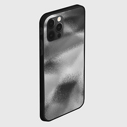 Чехол для iPhone 12 Pro Max В серых тонах абстрактный узор gray abstract patte, цвет: 3D-черный — фото 2