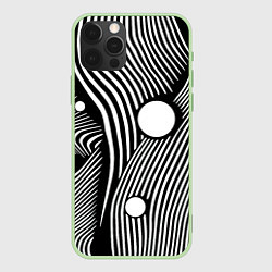 Чехол для iPhone 12 Pro Max Geometric vanguard composition Fashion trend, цвет: 3D-салатовый