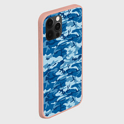 Чехол для iPhone 12 Pro Max Камуфляж морской, цвет: 3D-светло-розовый — фото 2