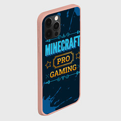 Чехол для iPhone 12 Pro Max Игра Minecraft: PRO Gaming, цвет: 3D-светло-розовый — фото 2