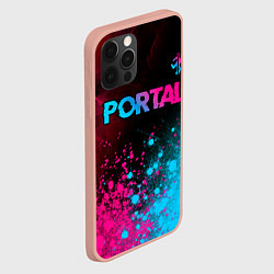 Чехол для iPhone 12 Pro Max Portal Neon Gradient, цвет: 3D-светло-розовый — фото 2