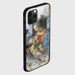 Чехол для iPhone 12 Pro Max Мадонна Литта Леонардо да Винчи Post-art, цвет: 3D-черный — фото 2