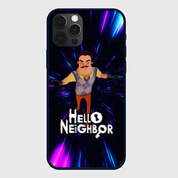 Чехол для iPhone 12 Pro Max Hello Neighbor Привет сосед Бегущий сосед, цвет: 3D-черный