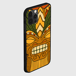 Чехол для iPhone 12 Pro Max Polynesian tiki ANGRY, цвет: 3D-черный — фото 2