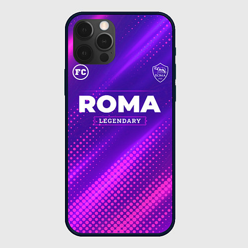 Чехол iPhone 12 Pro Max Roma Legendary Sport Grunge / 3D-Черный – фото 1