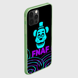 Чехол для iPhone 12 Pro Max FNAF Фредди neon, цвет: 3D-салатовый — фото 2