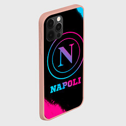 Чехол для iPhone 12 Pro Max Napoli FC Neon Gradient, цвет: 3D-светло-розовый — фото 2