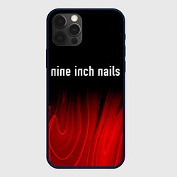 Чехол для iPhone 12 Pro Max Nine Inch Nails Red Plasma, цвет: 3D-черный