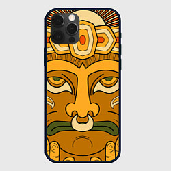 Чехол iPhone 12 Pro Max Polynesian tiki CALM