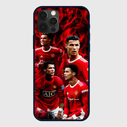 Чехол для iPhone 12 Pro Max Криштиану Роналду Манчестер Юнайтед, цвет: 3D-черный