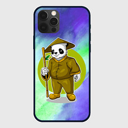 Чехол для iPhone 12 Pro Max Мудрая Кунг фу панда, цвет: 3D-черный