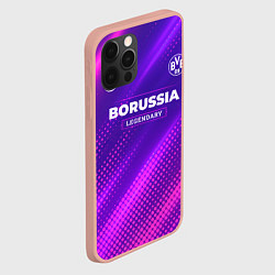 Чехол для iPhone 12 Pro Max Borussia legendary sport grunge, цвет: 3D-светло-розовый — фото 2