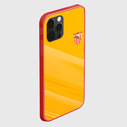 Чехол для iPhone 12 Pro Max Sevilla желтая абстракция, цвет: 3D-красный — фото 2