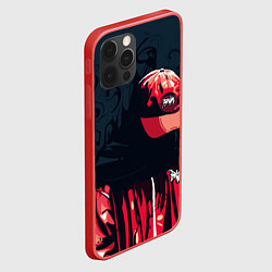 Чехол для iPhone 12 Pro Max Без лица и в кепке, цвет: 3D-красный — фото 2