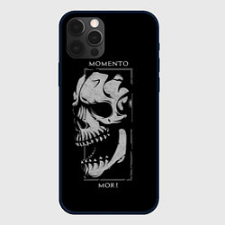 Чехол для iPhone 12 Pro Max MOMENTO MORI - SKULL, цвет: 3D-черный