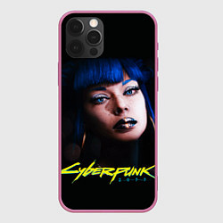 Чехол для iPhone 12 Pro Max Cyberpunk 2077 - Чери Наулин, цвет: 3D-малиновый