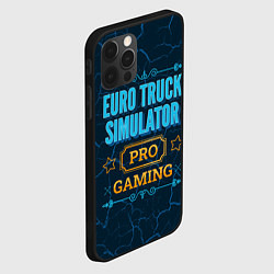 Чехол для iPhone 12 Pro Max Игра Euro Truck Simulator: pro gaming, цвет: 3D-черный — фото 2