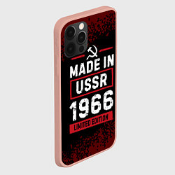Чехол для iPhone 12 Pro Max Made in USSR 1966 - limited edition, цвет: 3D-светло-розовый — фото 2