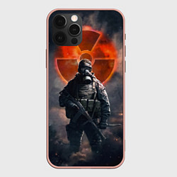 Чехол для iPhone 12 Pro Max STALKER Боец Долга, цвет: 3D-светло-розовый