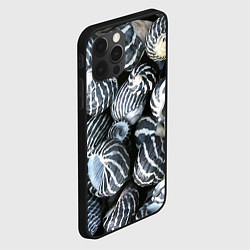 Чехол для iPhone 12 Pro Max Паттерн из океанских ракушек, цвет: 3D-черный — фото 2