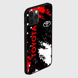 Чехол для iPhone 12 Pro Max Toyota - краска, цвет: 3D-черный — фото 2