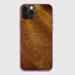 Чехол для iPhone 12 Pro Max Золотая пыль, цвет: 3D-сиреневый