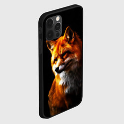 Чехол для iPhone 12 Pro Max Лисичка рыжая, цвет: 3D-черный — фото 2