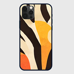 Чехол для iPhone 12 Pro Max Сафари узоры, цвет: 3D-черный