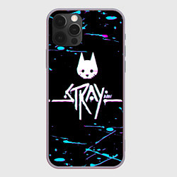 Чехол для iPhone 12 Pro Max Stray - краска - neon, цвет: 3D-серый