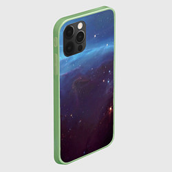 Чехол для iPhone 12 Pro Max Космический дым, цвет: 3D-салатовый — фото 2