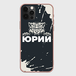 Чехол для iPhone 12 Pro Max Юрий зубастый волк, цвет: 3D-светло-розовый
