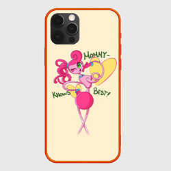 Чехол для iPhone 12 Pro Max Мамочка длинные ноги с сердечками, цвет: 3D-красный