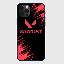 Чехол для iPhone 12 Pro Max Valorant - краска, цвет: 3D-черный
