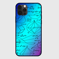 Чехол для iPhone 12 Pro Max Неоновая формула, цвет: 3D-черный