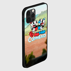 Чехол для iPhone 12 Pro Max Cuphead природа, цвет: 3D-черный — фото 2
