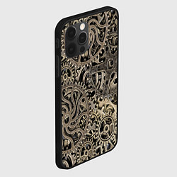 Чехол для iPhone 12 Pro Max Шестереночный механизм, цвет: 3D-черный — фото 2