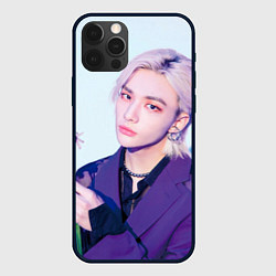 Чехол для iPhone 12 Pro Max Stray Kids 2nd World Tour Maniac Hyunjin, цвет: 3D-черный