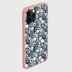 Чехол для iPhone 12 Pro Max Мячи спортивные, цвет: 3D-светло-розовый — фото 2