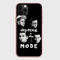 Чехол для iPhone 12 Pro Max Depeche Mode portrait, цвет: 3D-светло-розовый